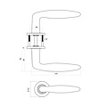 Intersteel Deurkruk Q 03 RVS