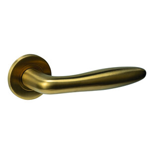 Deurkruk Q 03 mat messing