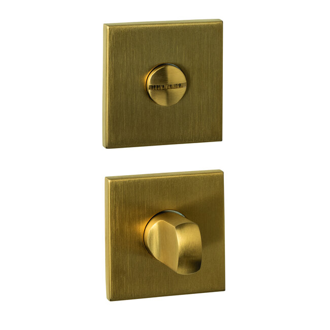 Intersteel Toiletset vierkant mat messing