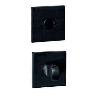 Toiletset vierkant PVD zwart