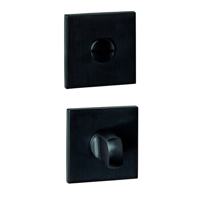 Intersteel Toiletset vierkant PVD zwart