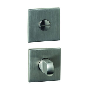 Toiletset vierkant RVS