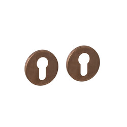 Cilinderrozetten rond PVD brons