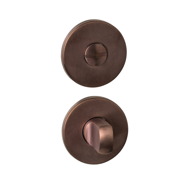 Intersteel Toiletset rond PVD brons