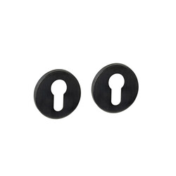 Cilinderrozetten rond PVD zwart