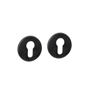 Cilinderrozetten rond PVD zwart