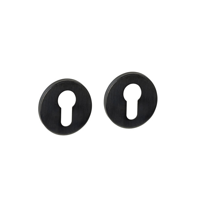Intersteel Cilinderrozetten rond PVD zwart