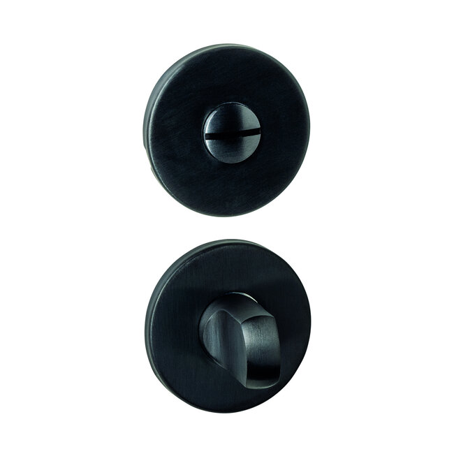 Intersteel Toiletset rond PVD zwart
