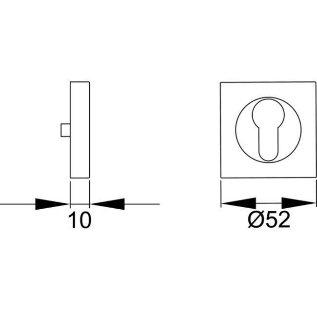 Karcher Design Cilinderrozet EZ1340 mat RVS