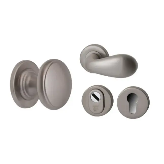 Hardbrass Voordeurset Olympia (RVS PVD)