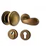 Hardbrass Voordeurset Olympia (mat brons)