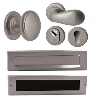 Voordeurset Olympia compleet (RVS PVD)