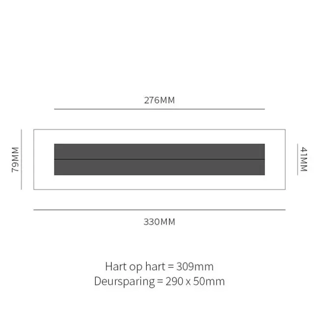 Hardbrass Voordeurset Olympia compleet (RVS PVD)