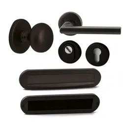 Voordeurset Sara compleet (zwart)