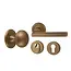 Hardbrass Voordeurset Sara (mat brons)