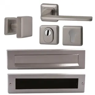 Voordeurset Zenith compleet (RVS PVD)