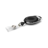 Card-reel Kunststof met haak en riemclip