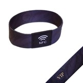 NTAG213 Event-polsband Bedrukt elastisch textiel