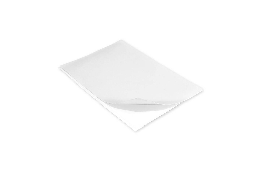 PVC kaart-hoesje voor horizontaal gebruik | Met kleeflaag op achterzijde