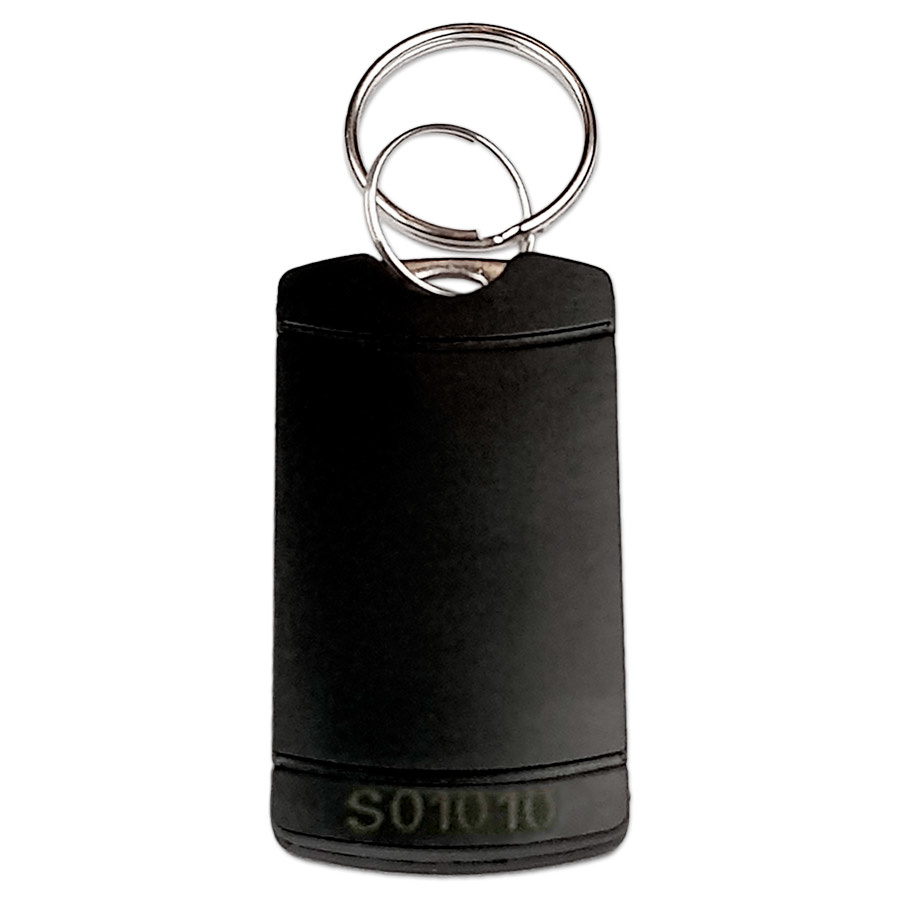 MIFARE Classic® EV1 1k Luxe Sleutelhanger Zwart met volgnummer