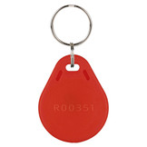NTAG213 Sleutelhanger Rood met logo
