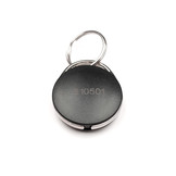 Custom Luxe Sleutelhanger Zwart Wit met volgnummer