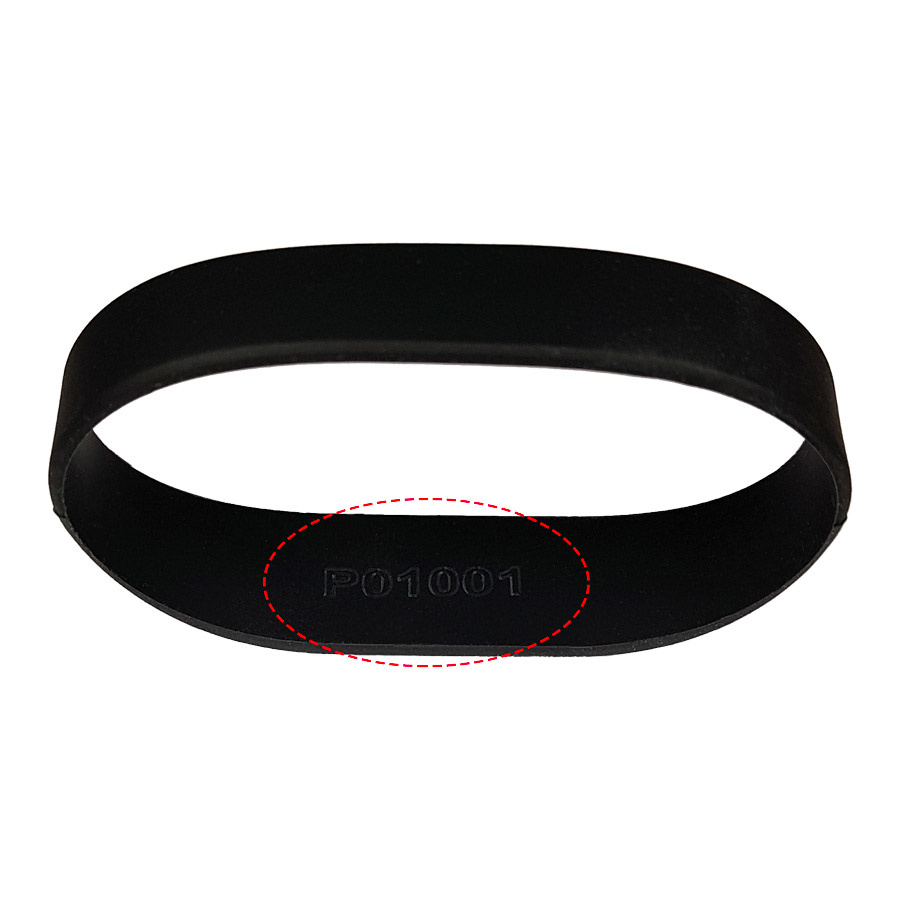 MIFARE DESFire® EV3 4K Polsband Siliconen zwart