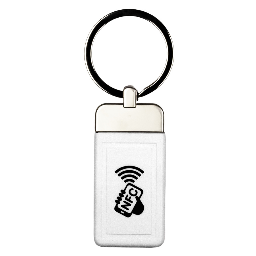 NTAG213 Premium Sleutelhanger Wit