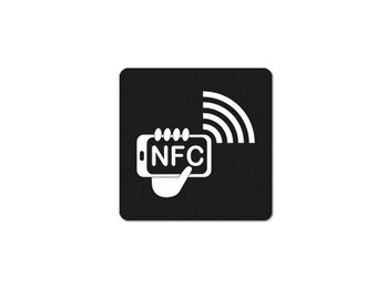 NTAG213 | Zwart met Logo