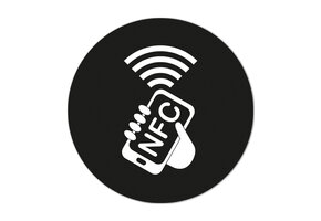 NTAG213 | Zwart met Logo