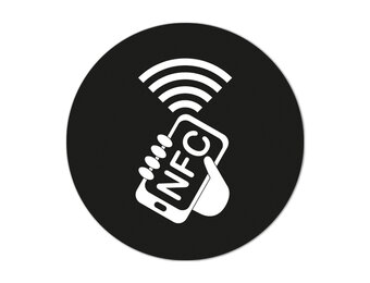 NTAG213 | Zwart met Logo