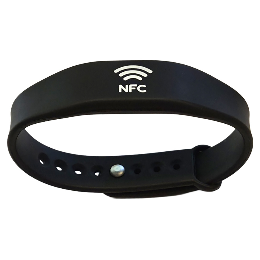 MIFARE Classic® EV1 1K NFC-polsband verstelbaar met NFC-logo