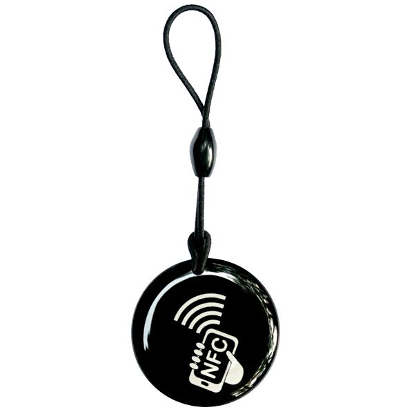 NTAG213 Epoxy Sleutelhanger met laser-volgnummer