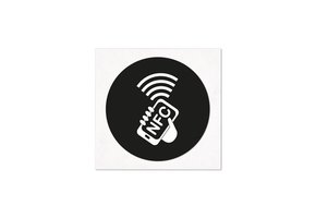 NTAG213 | Zwart met Logo