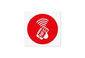 NTAG213 | Rood met Logo