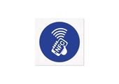 NTAG213 | Blauw met NFC-logo