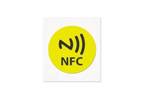 NTAG213 | Geel met NFC-Logo