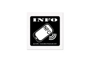 NTAG213 | Zwart met INFO