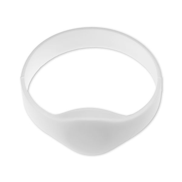 NTAG213 Event-polsband Siliconen Wit