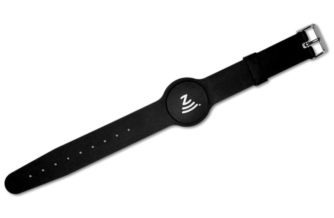 MIFARE Ultralight® EV1 Event-polsband Siliconen Zwart