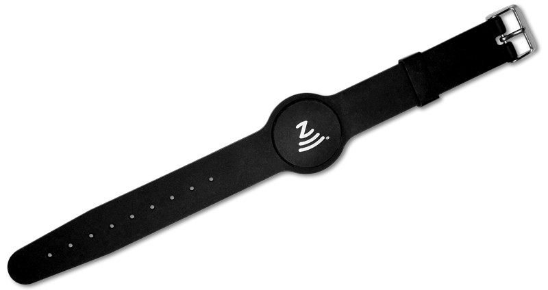 MIFARE Ultralight® EV1 Event-polsband Siliconen Zwart