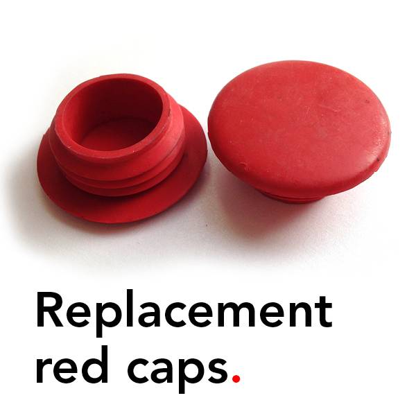 Bathroom Mania replacement red caps
