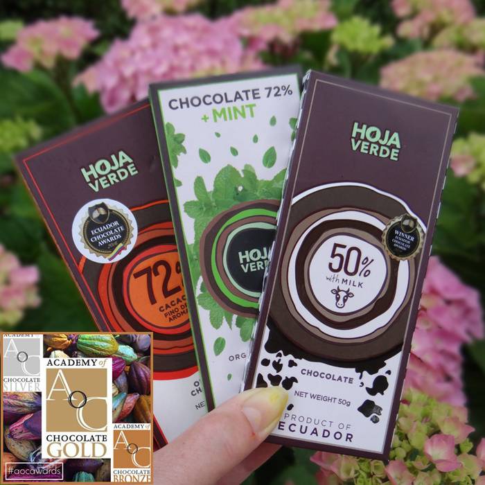 6 Academy of Chocolate Awards voor Hoja Verde chocolade