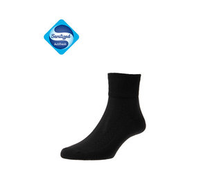 black cotton socks