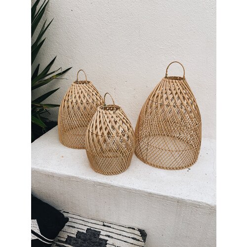 Uma Cantik Laga Rattan Lampenkap - L