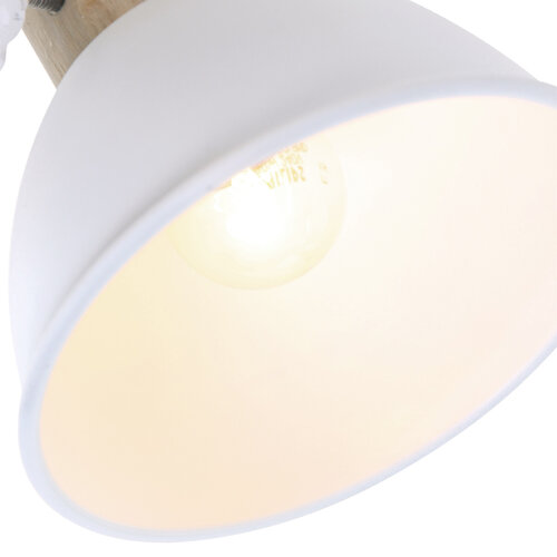 Mexlite Plafondlamp Gearwood 7969W Wit