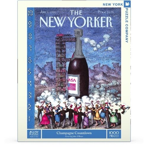 New York Puzzle Company New York Puzzle Company Champagne Countdown - 1000 stukjes