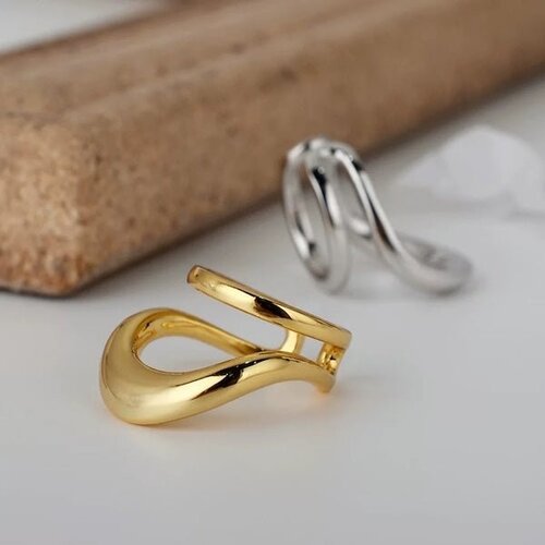 CiCi'De Jewelry Amsterdam Ronde Oormanchet met Dubbele lijn