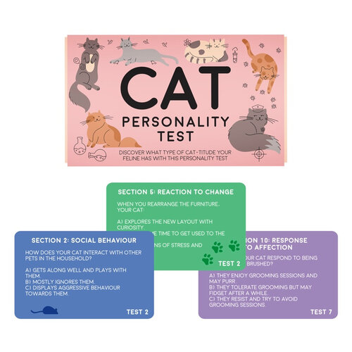 Gift Republic Gift Republic Cat: Katten Persoonlijkheidstest