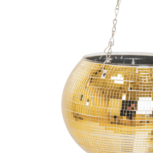 Housevitamin Hangende Plantenpot - Disco - Goud